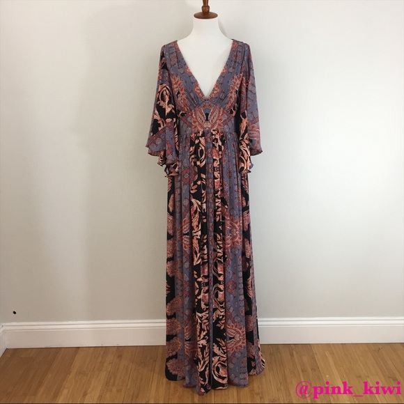 Free People Dresses & Skirts - ⭐️HP⭐️ NWOT Free People Fern Print Maxi Dress